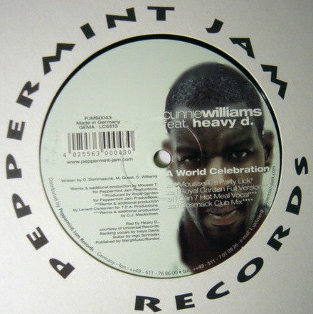 Cunnie Williams Feat. Heavy D.* - A World Celebration (12")