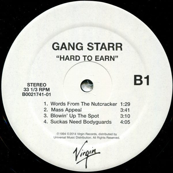 Gang Starr - Hard To Earn (2xLP, Album, RE, 180)