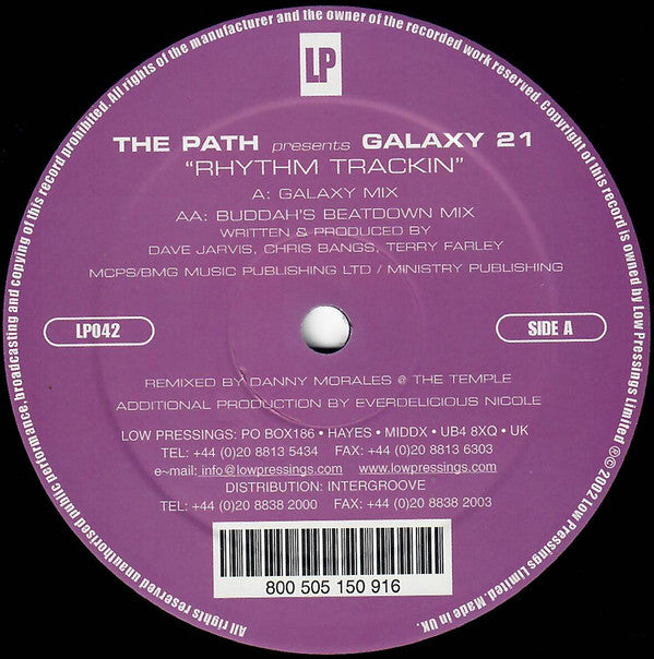 The Path Presents Galaxy 21 : Rhythm Trackin (12")