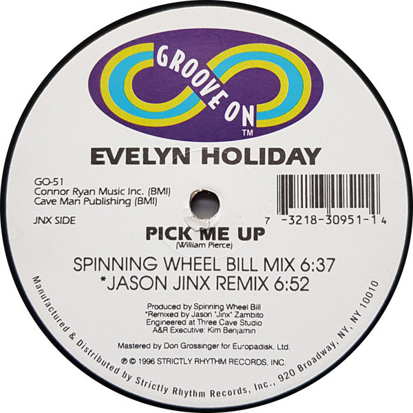 Evelyn Holiday : Pick Me Up (12")