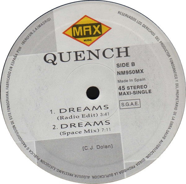 Quench - Dreams (12", Maxi)