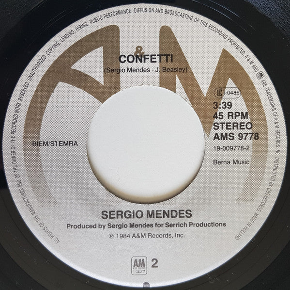 Sérgio Mendes - Dance Attack (7", Single)