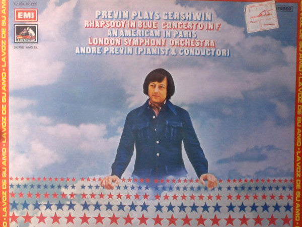 André Previn - London Symphony Orchestra - Previn Plays Gershwin (LP, Album, RE, RP)