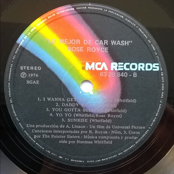 Rose Royce : The Best Of Car Wash (LP, Album)