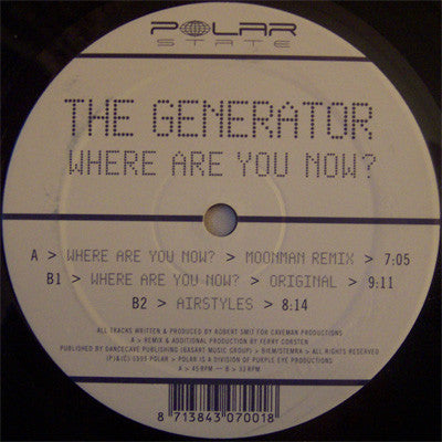 The Generator - Where Are You Now? (12")