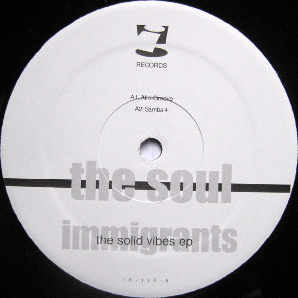 The Soul Immigrants : The Solid Vibes EP (12", EP)