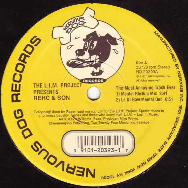 The L.I.M. Project Presents REHC & Son : The Most Annoying Track Ever (12")