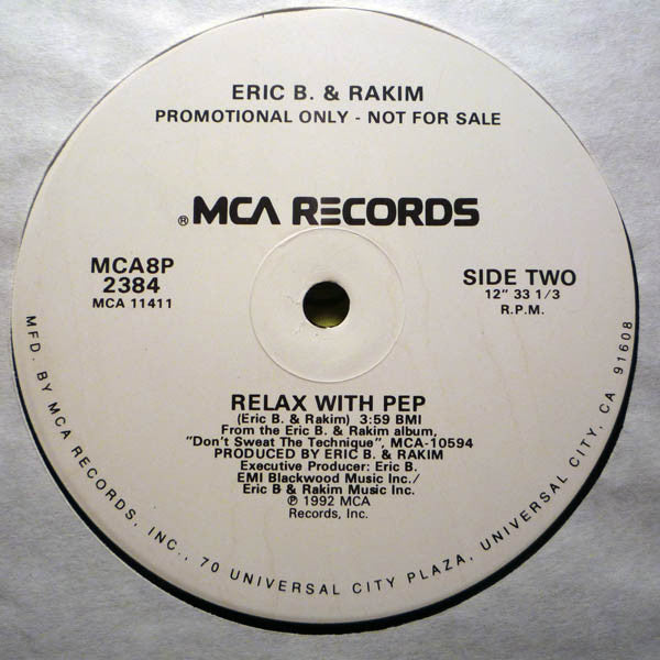 Eric B. & Rakim - Casualties Of War (12", Promo)