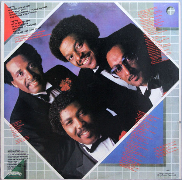 Four Tops : Tonight! (LP, Album)