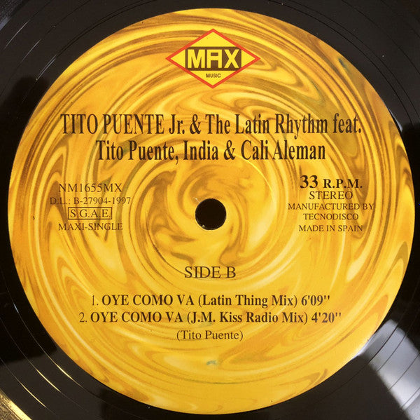 Tito Puente Jr. & The Latin Rhythm : Oye Como Va (Latin Thing Remixes) (12", Maxi)