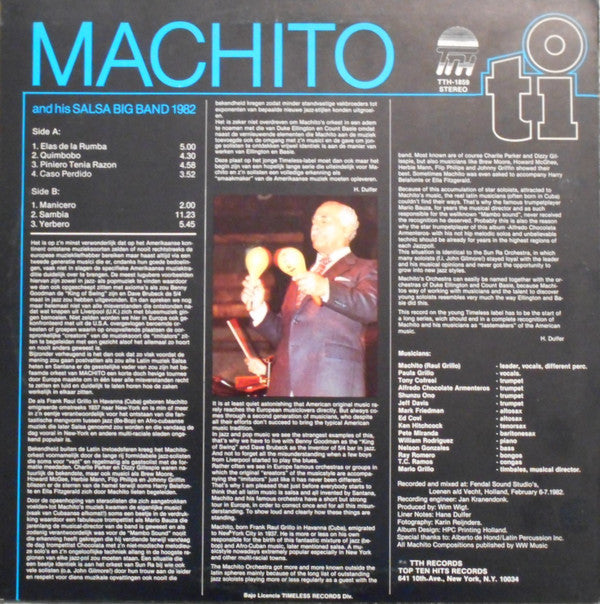 Machito And His Salsa Big Band : Machito And His Salsa Big Band 1982 (LP, Album)