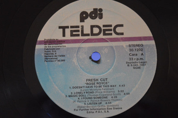Rose Royce : Fresh Cut (LP, Album)