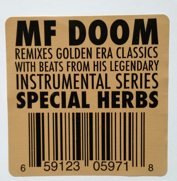 MF Doom : Special Blends N°S 1 & 2 (2xLP, Album, RE)