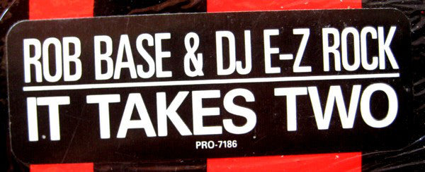 Rob Base & DJ E-Z Rock : It Takes Two (12", Single, HRM)