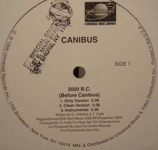 Canibus - 2000 B.C. (Before Canibus) (12", Promo)