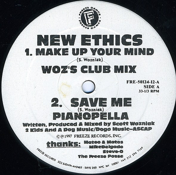 New Ethics : Make Up Your Mind (12")
