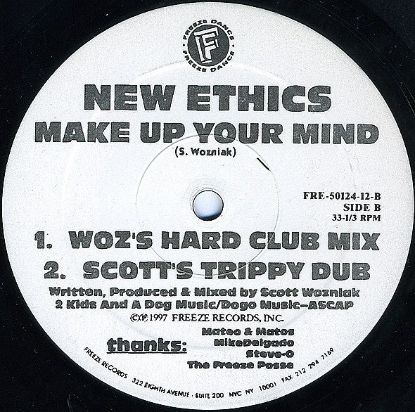 New Ethics : Make Up Your Mind (12")