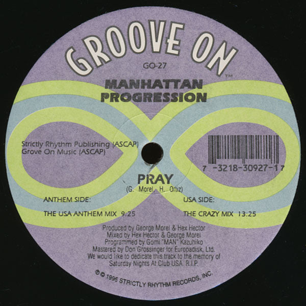 Manhattan Progression : Pray (12")