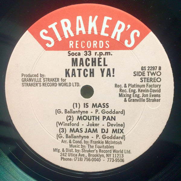 Machel* : Katch Ya! (LP, Album)