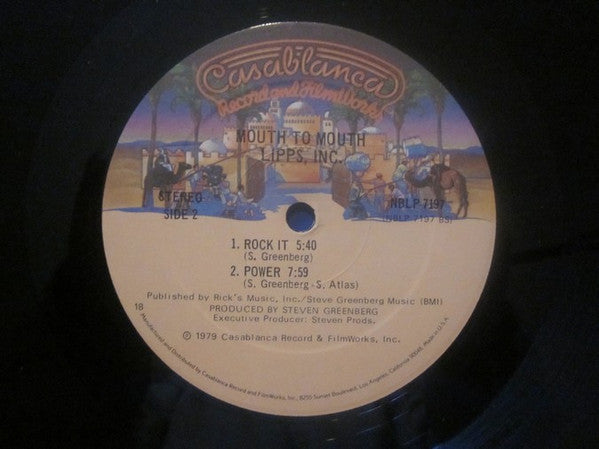 Lipps, Inc. - Mouth To Mouth (LP, Album, 18 )