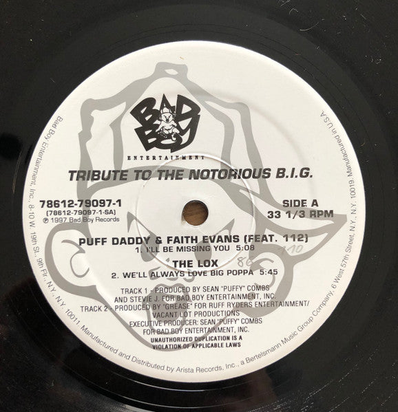 Various : Tribute To The Notorious B.I.G. (12")