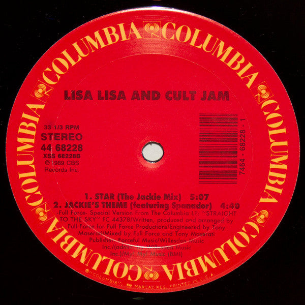 Lisa Lisa & Cult Jam - Little Jackie Wants To Be A Star (12")
