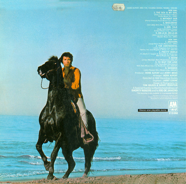 Herb Alpert & The Tijuana Brass : Warm (LP, Album)