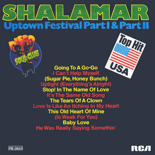 Shalamar : Uptown Festival Part I & Part II (7", Single)