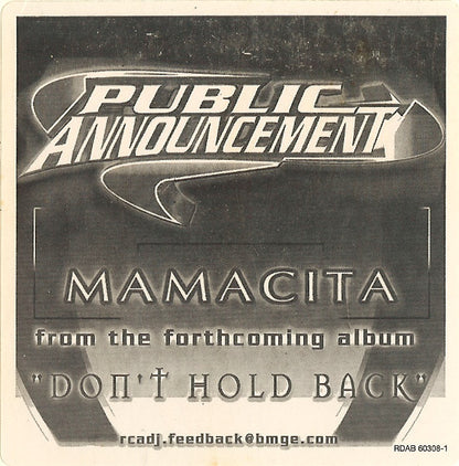 Public Announcement : Mamacita (12", Promo)
