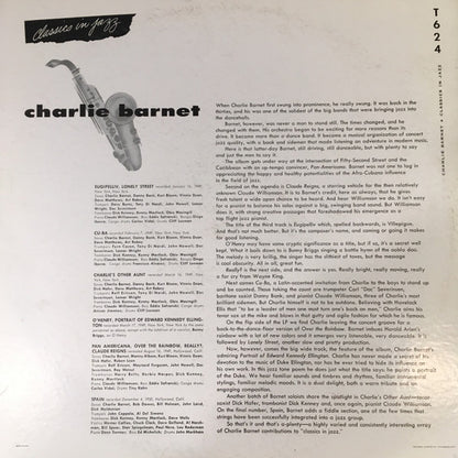 Charlie Barnet - Classics In Jazz (LP, Album, Comp, Mono)