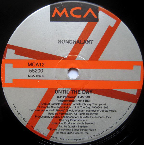 Nonchalant - Until The Day (12", Single)
