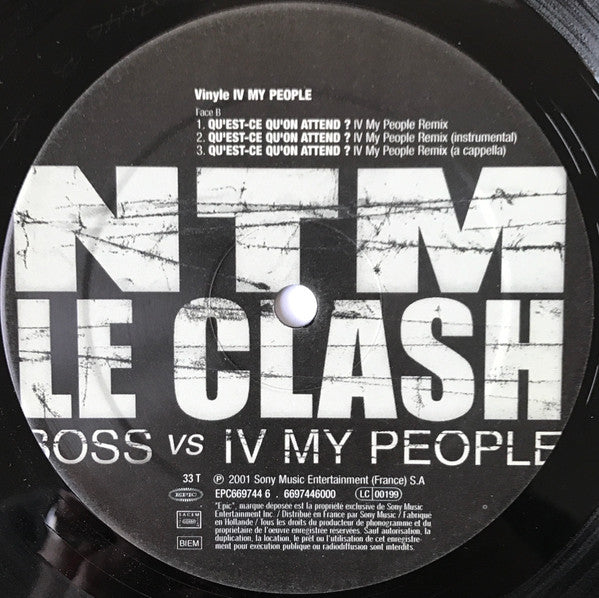 Suprême NTM : Le Clash: BOSS Vs IV My People (Round 3) (2x12", EP)