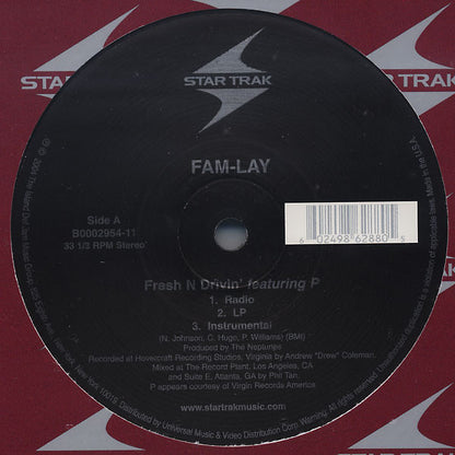 Fam-Lay - Fresh N Drivin’ / Git Busy (12")