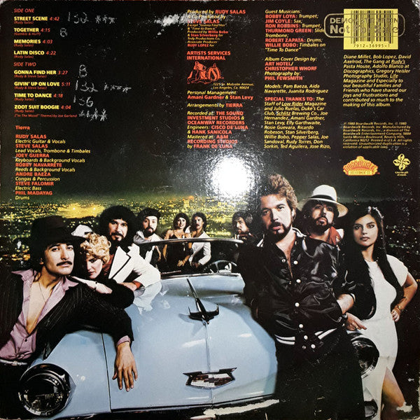 Tierra : City Nights (LP, Album, Promo, Pit)