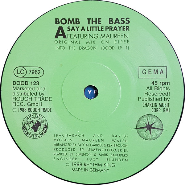 Bomb The Bass : Say A Little Prayer (12", Single, Mad)