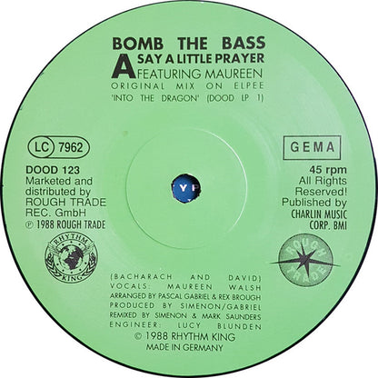 Bomb The Bass : Say A Little Prayer (12", Single, Mad)