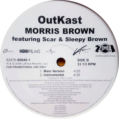 OutKast : Morris Brown (12", Promo)