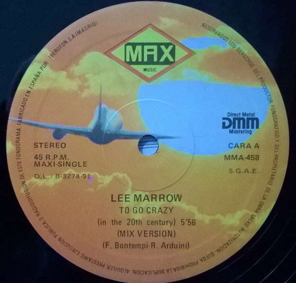 Lee Marrow - To Go Crazy (In The 20th Century) (12", Maxi)