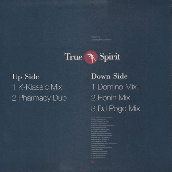 Carleen Anderson - True Spirit (The Remixes) (12", Single, Ltd, Promo)