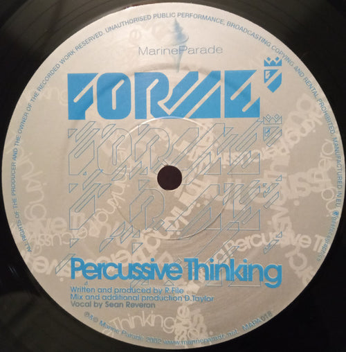 Forme  - Percussive Thinking (12")