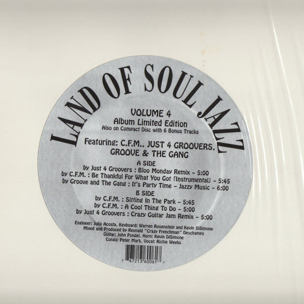 Various : Land Of Soul Jazz (Volume 4) (LP, Album, Ltd)