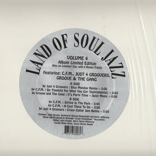 Various : Land Of Soul Jazz (Volume 4) (LP, Album, Ltd)