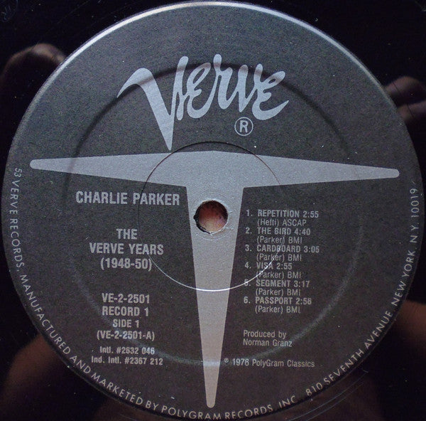Charlie Parker - The Verve Years (1948-50) (2xLP, Comp, 53 )