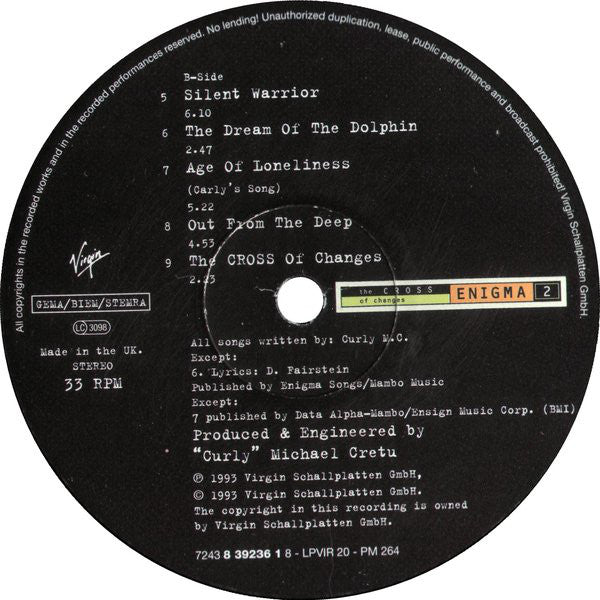 Enigma - The Cross Of Changes (LP, Album)