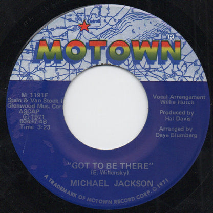Michael Jackson : Got To Be There / Maria (You Were The Only One) (7", Single, Sup)