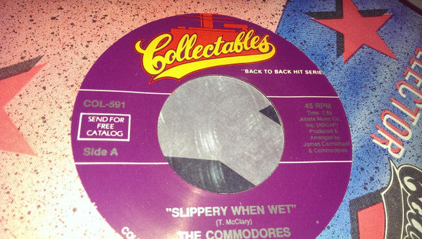 Commodores : Slippery When Wet / The Bump (7", Single, RE)