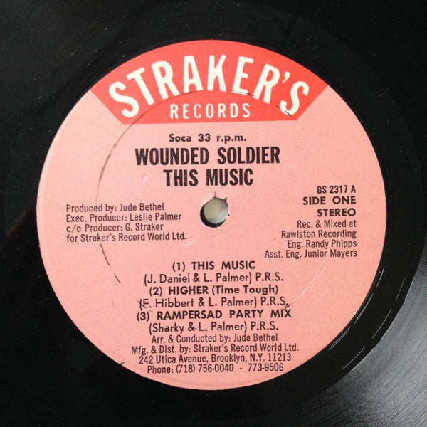 Wounded Soldier : This Music (LP, Album)