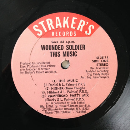 Wounded Soldier : This Music (LP, Album)