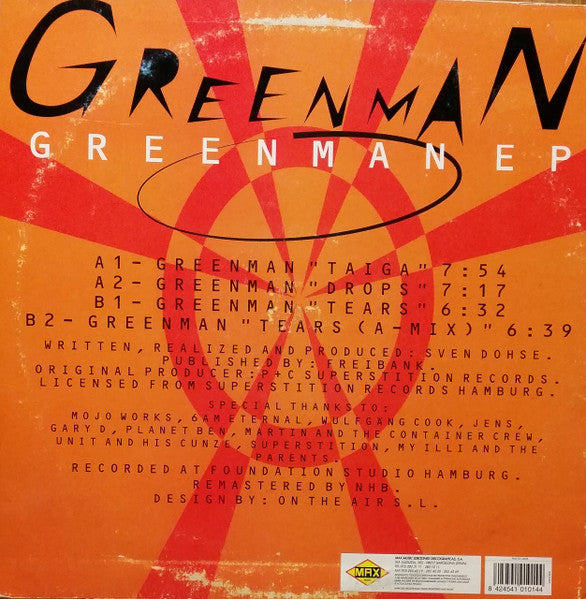 Greenman - Greenman E.P. (12", EP)