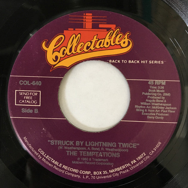 The Temptations : Power / Struck By Lightning Twice (7", RE)